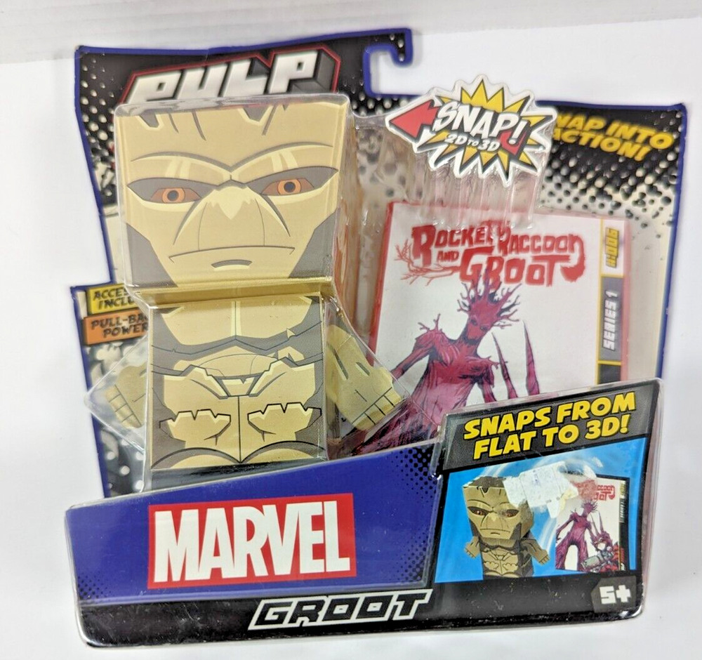 Marvel Guardians of The Galaxy Groot - Brand New Pulp Hero Snap Bots